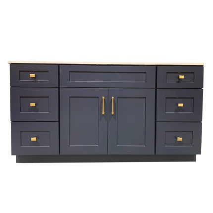 54" Solid Wood Bathroom Vanity with Quartz Top & Sink VSD54 - RenoShop