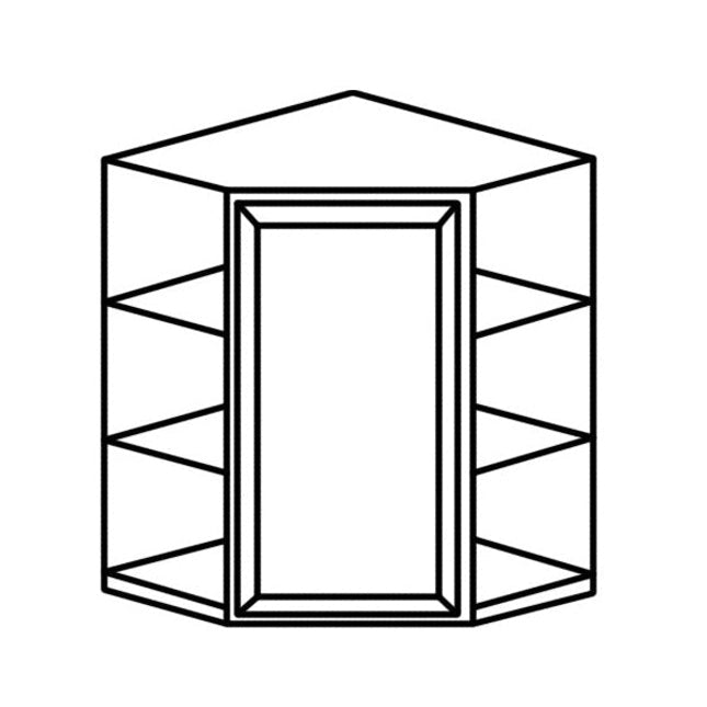 WDC2442(WHS) Diagonal Corner Wall Cabinet - RenoShop