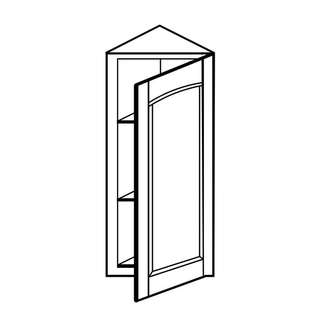 WEC1215 (WHS) Wall End Angle Cabinet - Crown Home Canada