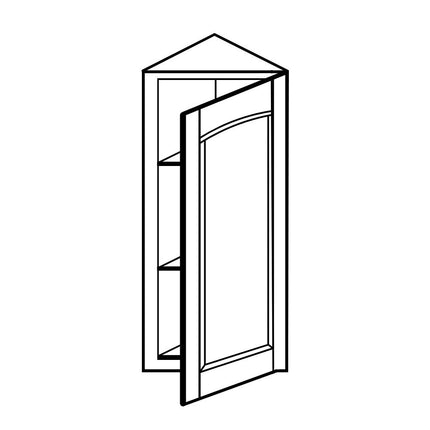 WEC1215 (GRS) Wall End Angle Cabinet - Crown Home Canada