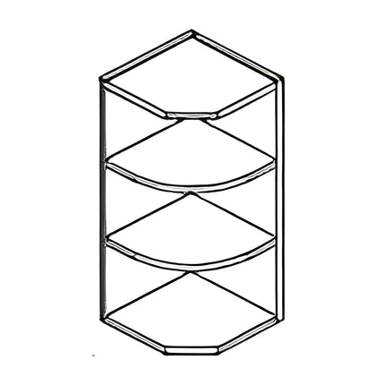 WES930 (WHS) Wall End Open Shelf Cabinet - Crown Home Canada