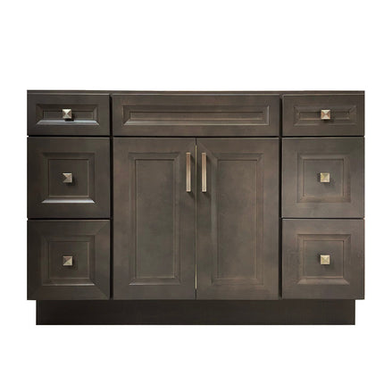 K10 Solid Wood Bathroom Vanity Cabinet Only 24"/36"/42"/48"/60" - Crown Home