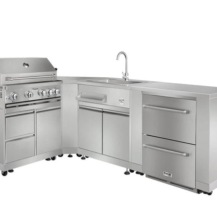 32" Outdoor Sink Cabinet in Stainless Steel MK01SS304 - RenoShop