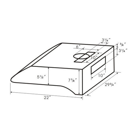 30 " 750 CFM Under Cabinet Range Hood AFG-SC/SS - RenoShop