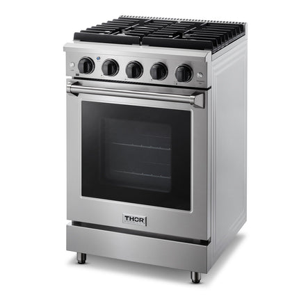 24" Gas Range in Stainless Steel LRG2401U - RenoShop