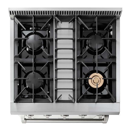 30" Stainless Steel Professional Gas Range HRG3080U - RenoShop