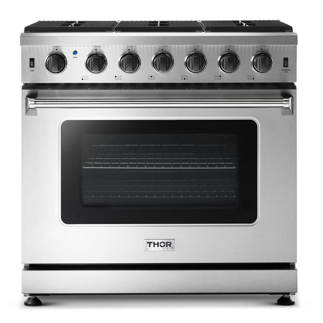 36" Gas Range in Stainless Steel LRG3601U - RenoShop