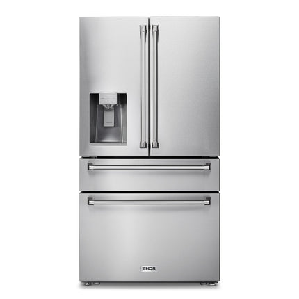 36" Professional French Door Refrigerator with Ice & Water Dispenser TRF3601FD - RenoShop