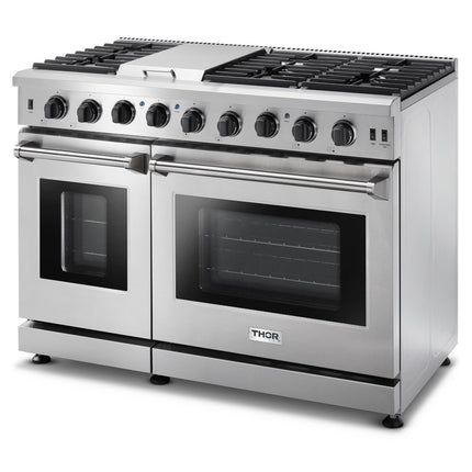 48" Gas Range in Stainless Steel LRG4807U - RenoShop