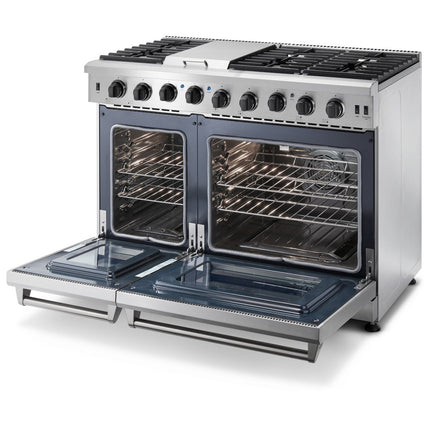 48" Gas Range in Stainless Steel LRG4807U - RenoShop