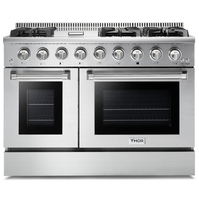48" Stainless Steel Professional Gas Range HRG4808U - RenoShop