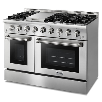 48" Stainless Steel Professional Gas Range HRG4808U - RenoShop