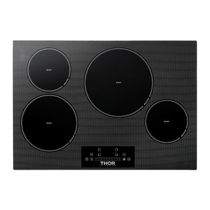 30 Inch Induction Cooktop in Black with 4 Elements TIH30 - RenoShop