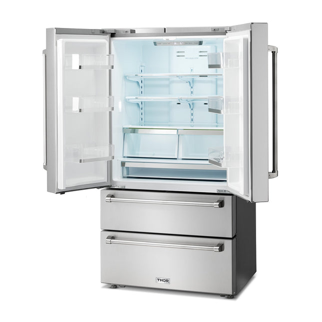 36" Professional French Door Refrigerator with Freezer Drawers TRF3602 - RenoShop