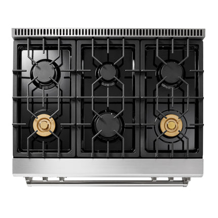 36" Tilt Panel Professional Gas Range TRG3601 - RenoShop