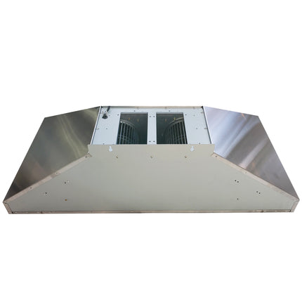 Crown PRO-X06/48 Professional 48" Stainless Steel Silver Wall Mount Range Hood - RenoShop