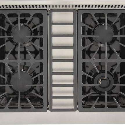30" Crown Professional Stainless Steel Dual Fuel Gas Range ARD3001 - Crown Home Canada
