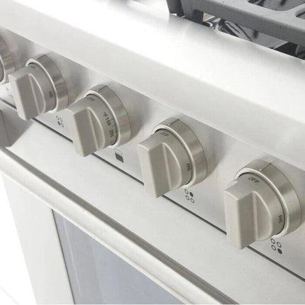 30" Crown Professional Stainless Steel Dual Fuel Gas Range ARD3001 - Crown Home Canada
