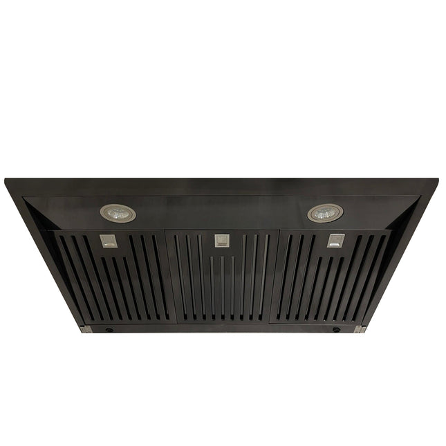 30" 850 CFM Black Stainless Steel Gesture Control Wall Mount Range Hood PRO-Z15BS - RenoShop