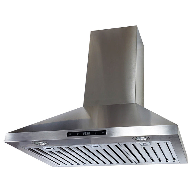 Crown PRO-B03/I/36 Professional 36" Stainless Steel Silver Island Mount Range Hood - RenoShop
