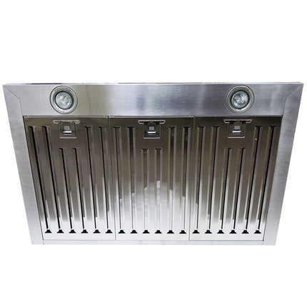 Crown PRO-B03/36 Professional 36" Stainless Steel Silver Wall Mount Range Hood - RenoShop