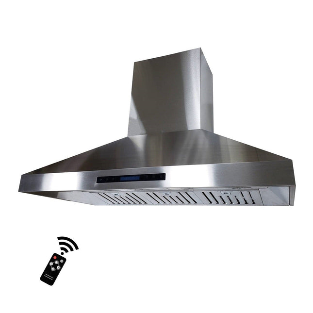 48" 1500 CFM Professional Stainless Steel Wall Mount Range Hood PRO-X06/48 - RenoShop