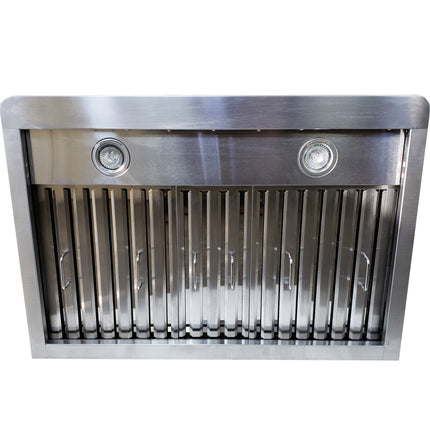 Crown PRO-B05/36 Professional 36" Stainless Steel Silver Wall Mount Range Hood - RenoShop
