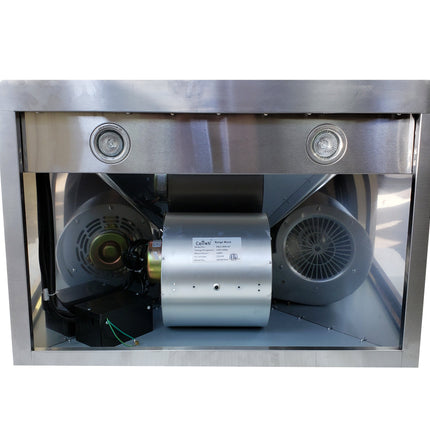 Crown PRO-B05/36 Professional 36" Stainless Steel Silver Wall Mount Range Hood - RenoShop
