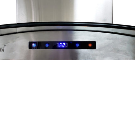 Crown PRO-D01/36 Professional 36" Stainless Steel Silver Wall Mount Range Hood - RenoShop